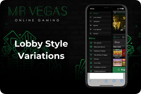 Lobby Style Variations Mr Vegas
